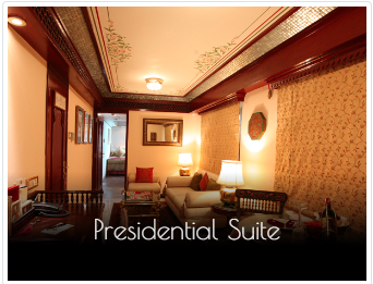 Presidentail Suite in Maharaja Express