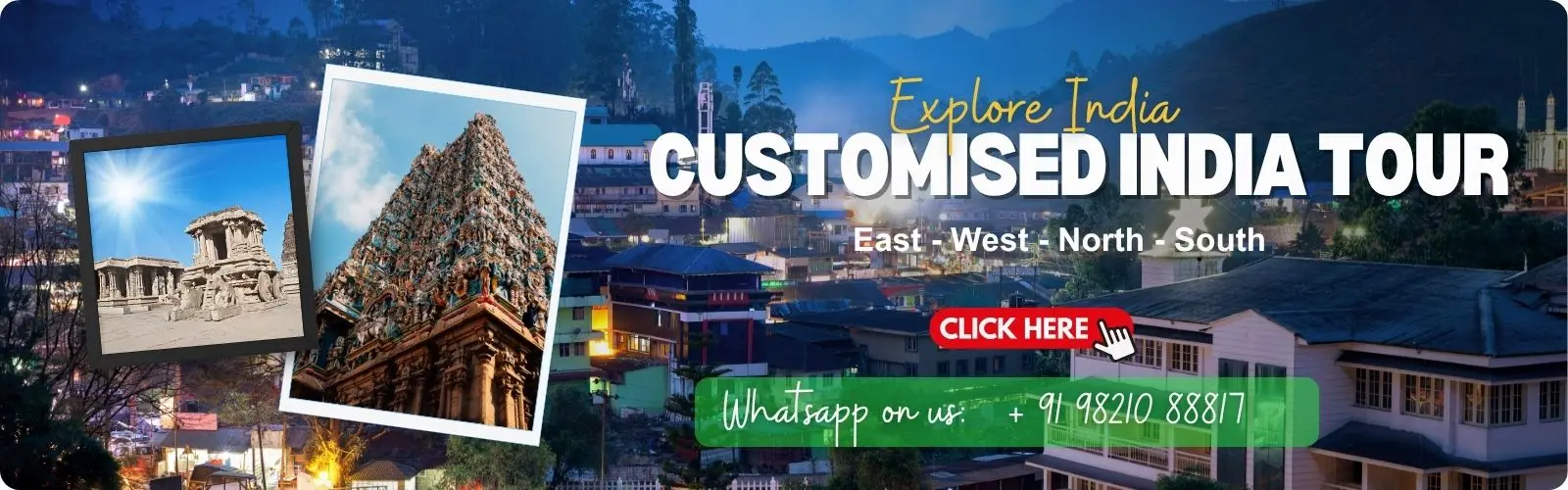 Customised India Tour with India Travel Webiste