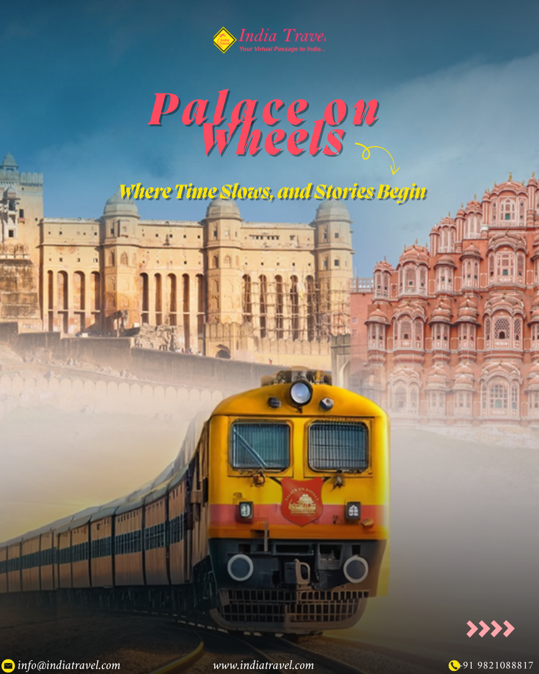 Palace on wheel train Booking and Price