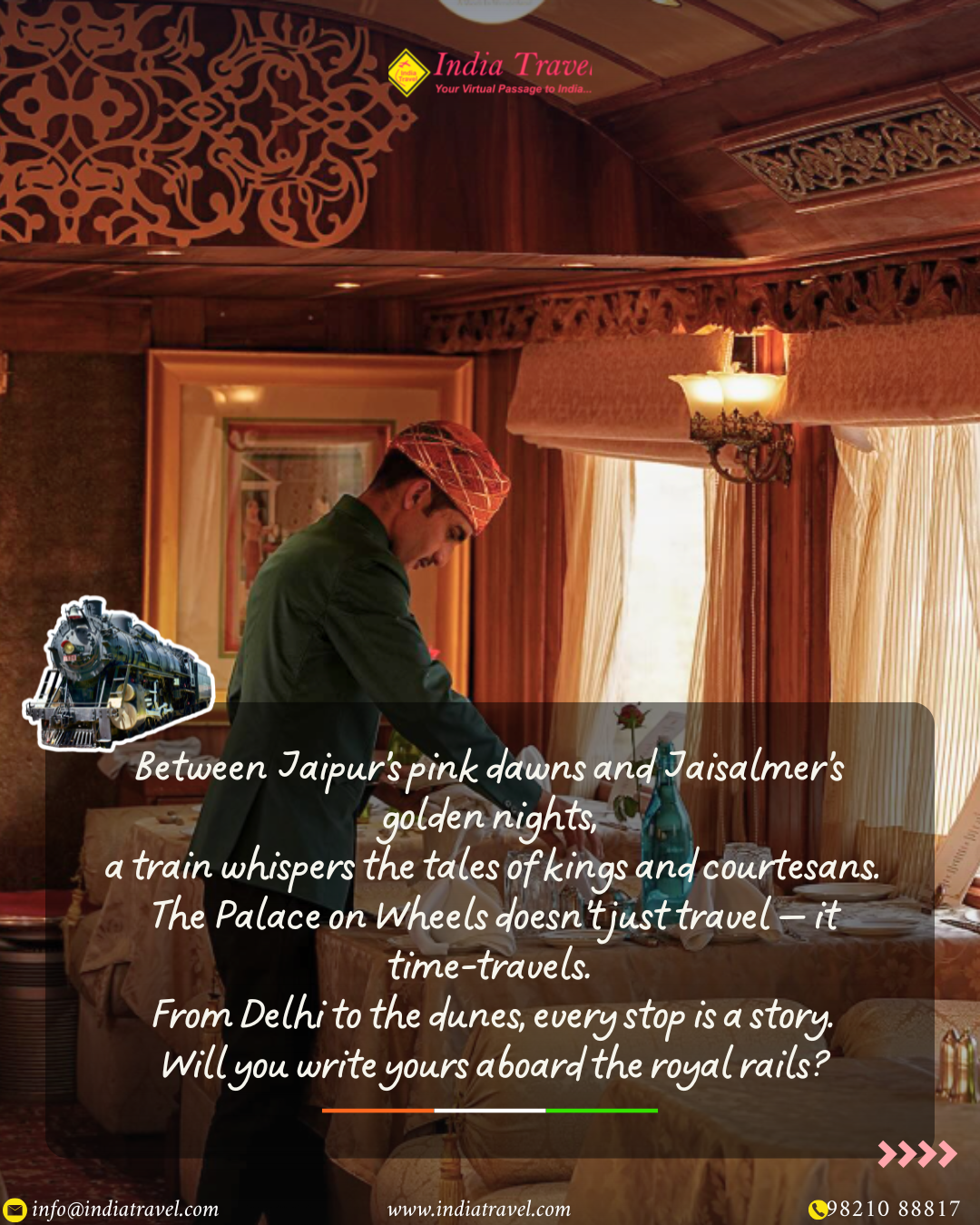 Palace on wheel train Booking and Price