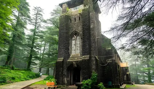 St John in the Wilderness Church Dharamshala surrounded by forest