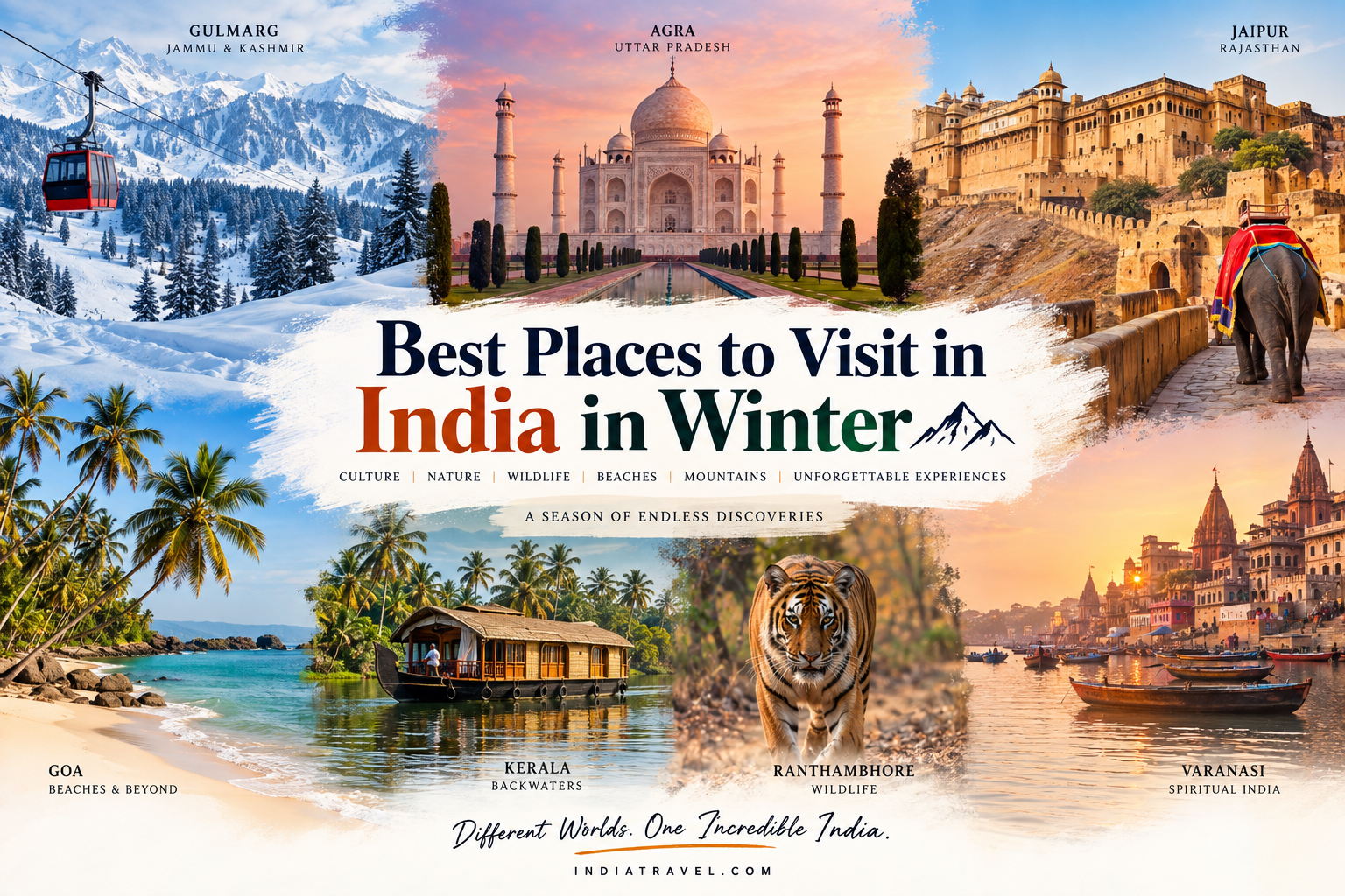 Best places to visit in India in winter for international travelers