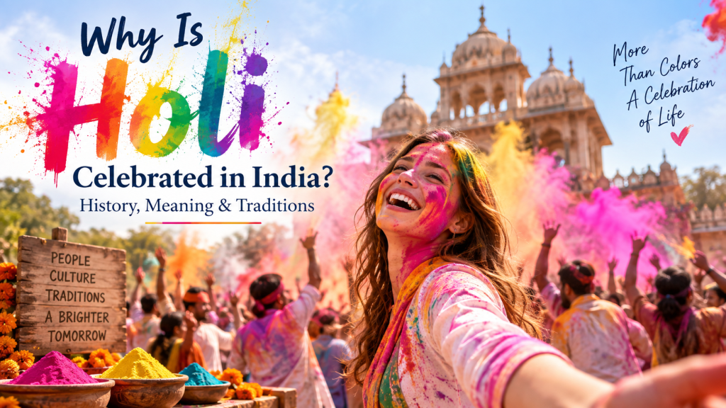 Why Is Holi Celebrated in India? History, Meaning & Traditions