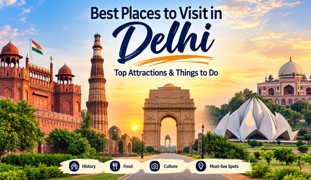 Best Places to Visit in Delhi: Top Attractions & Things to Do